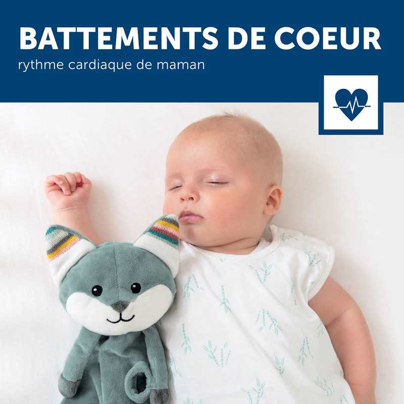 Doudou veilleuse Félix le renard Zazu