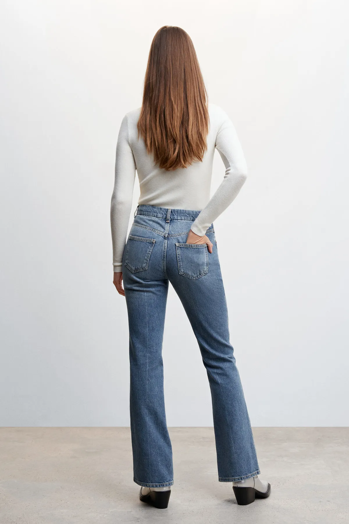 MANGO  37027765 Jeans Dunkel Vintage Blau