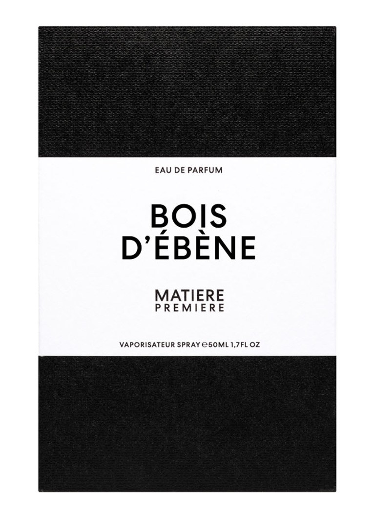 Materie primă: Lemn de abanos, Apă de parfum