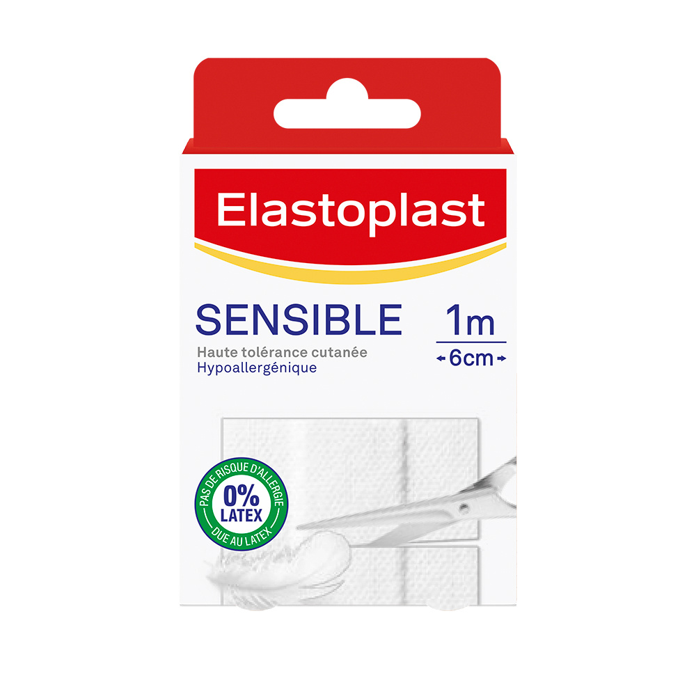 elastoplast Elastoplast Pansements Sensibles 10 bandes 10 x 6 cm Pansements