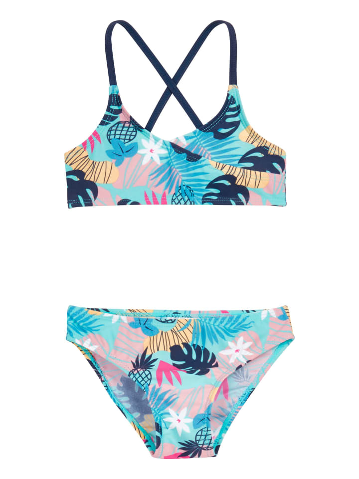 Playshoes UV-Schutz Bikini Blumen in Petrol günstig kaufen