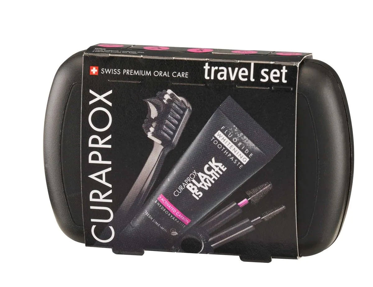 Curaprox putni set - zestaw crna