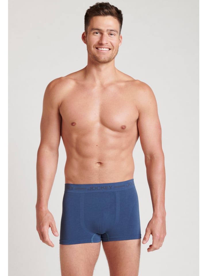 Jockey Boxershorts Everyday Seamfree 3 Stück in Dunkelblau günstig kaufen