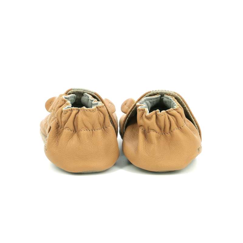 Chaussons cuir tannage vegetal Sweety Dog