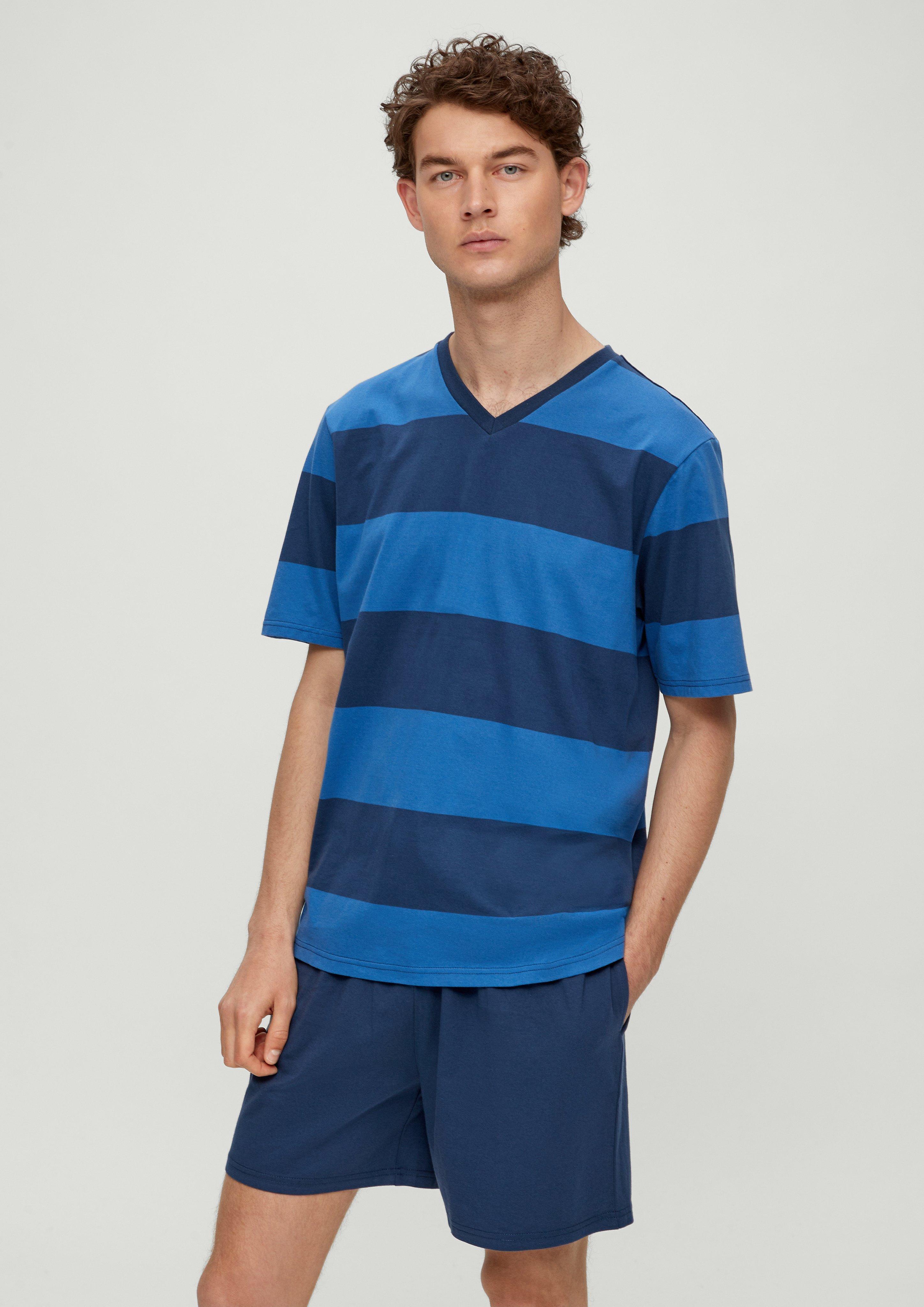 Kurzer Pyjama aus Baumwolle  6008395-55G1
