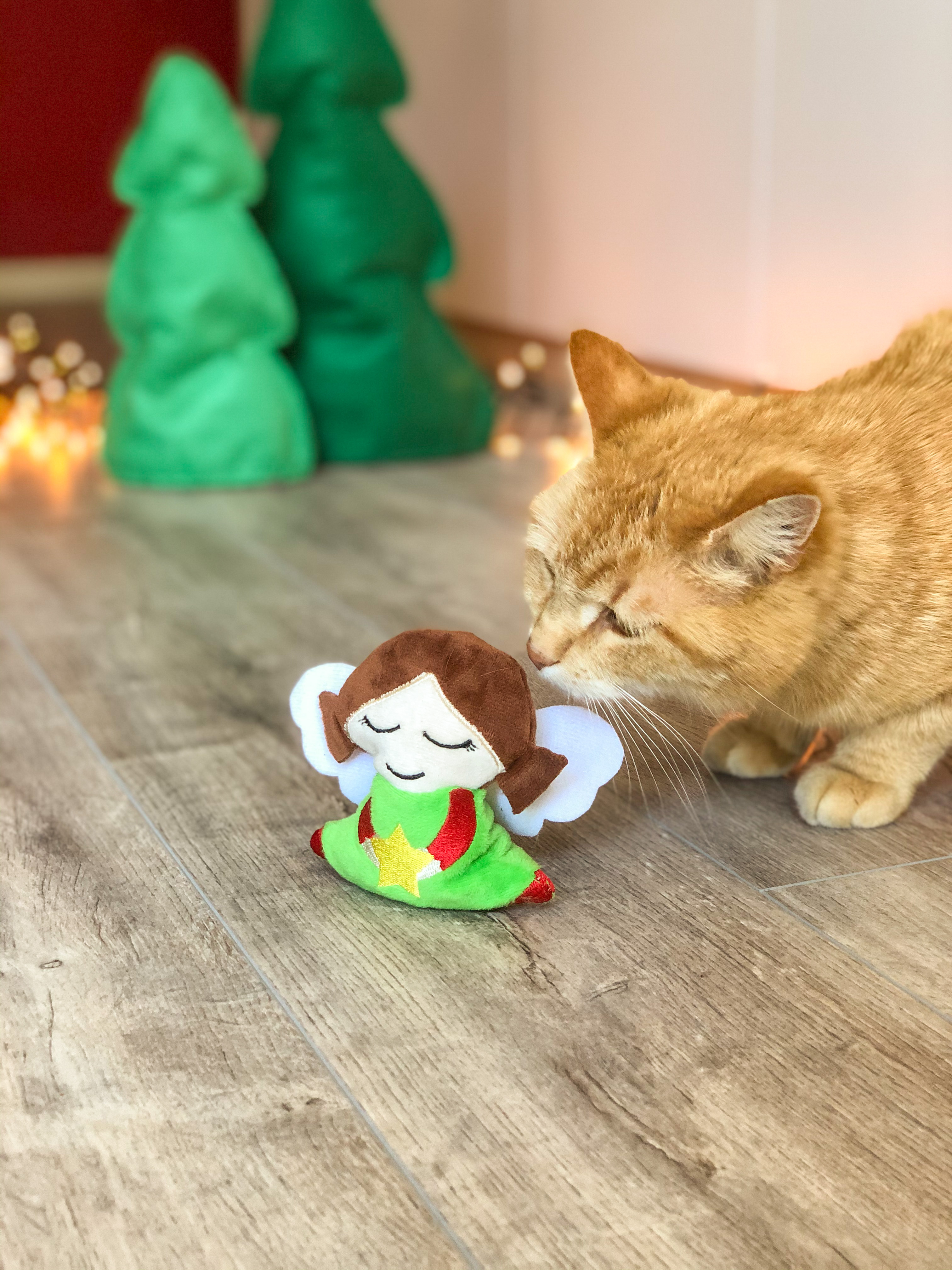Aumüller Baldrian & Catnipspielzeug Aumüller Spielkissen Weihnachtsengel