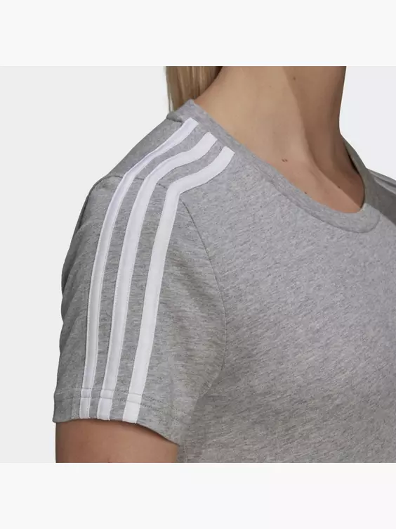 adidas LOUNGEWEAR Essentials Slim 3-Streifen T-Shirt