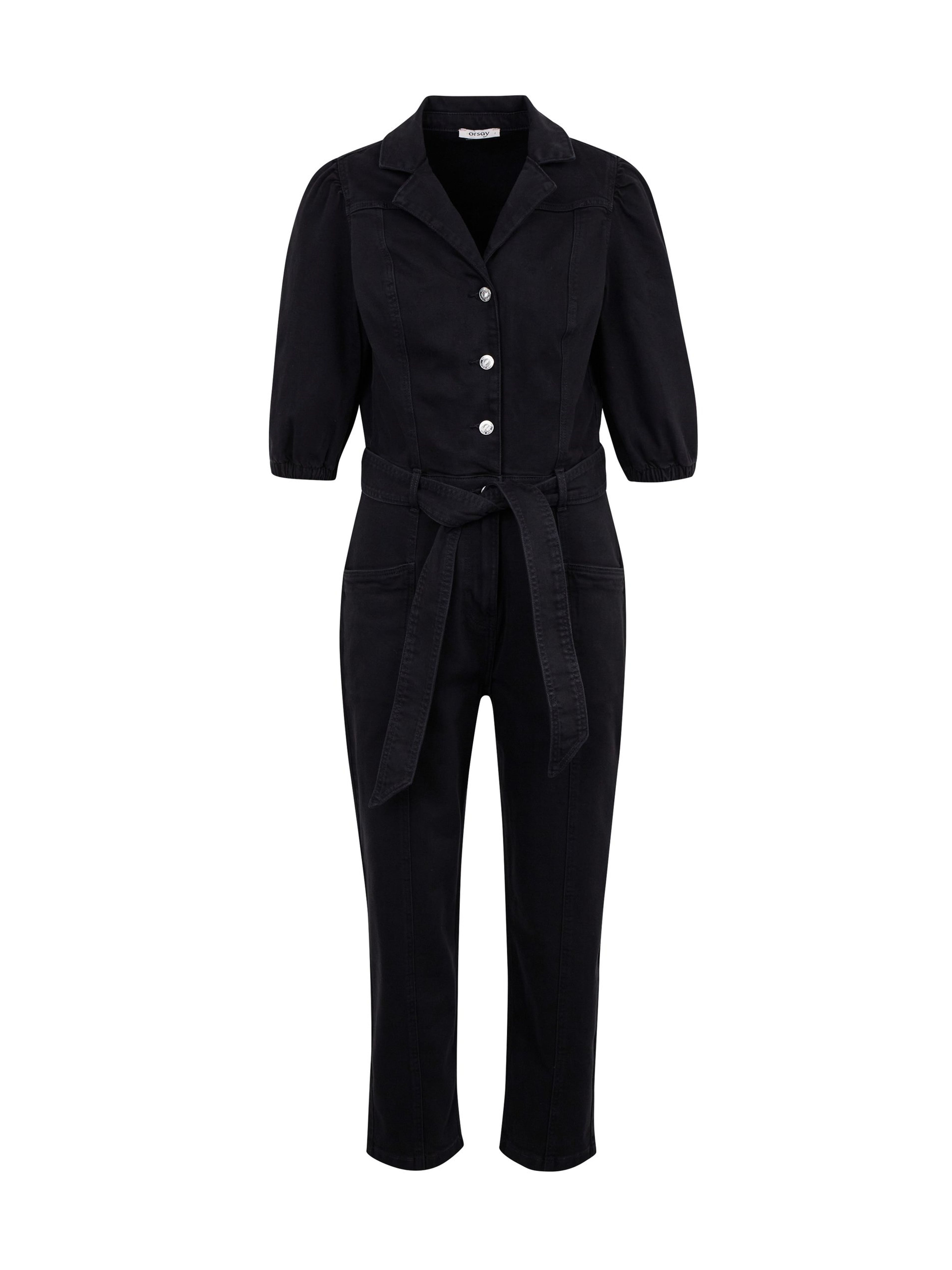 Schwarzer Denim-Overall für Damen ORSAY