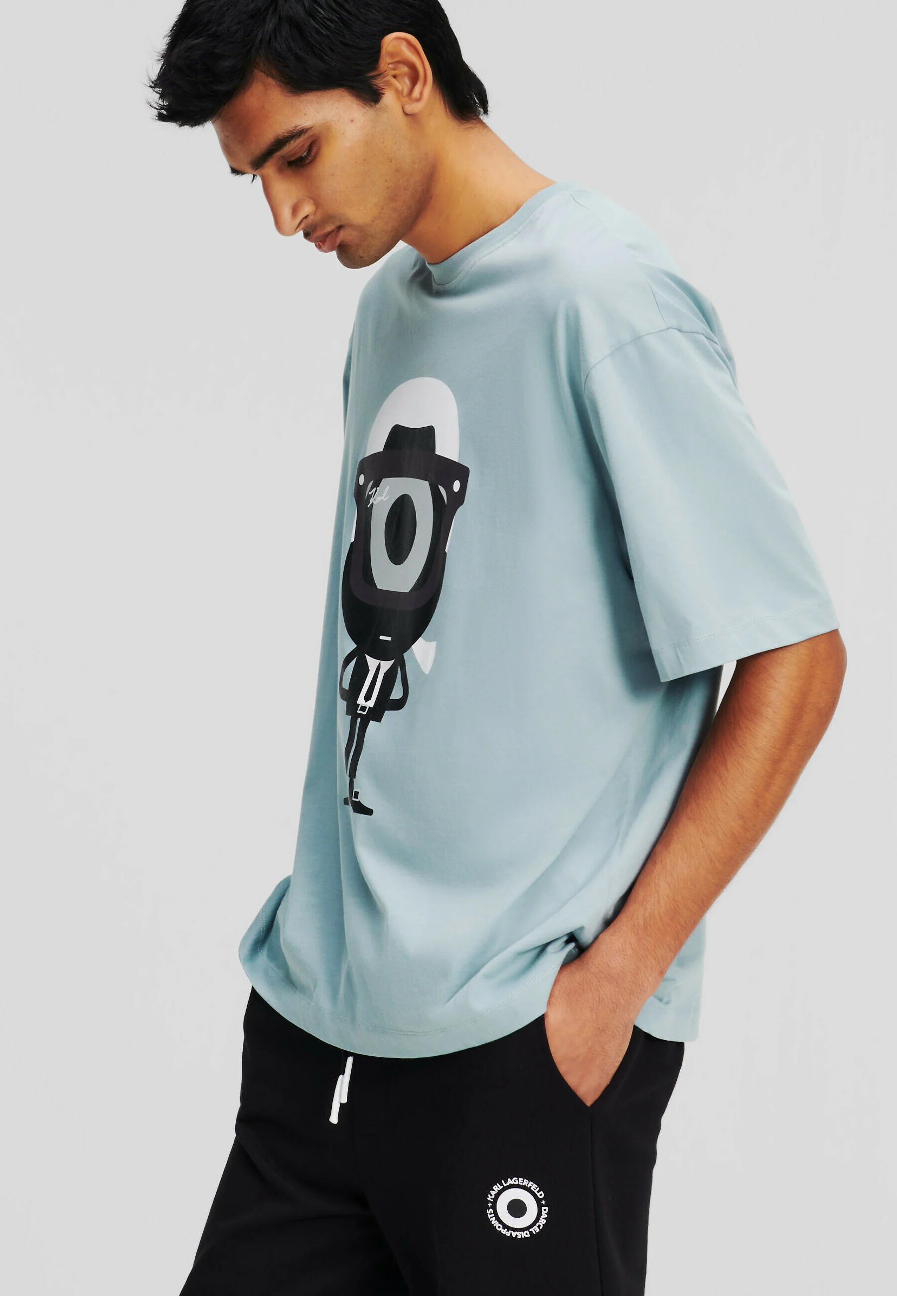 KARL LAGERFELD x DARCEL DISAPPOINTS OVERTamañoD - Camiseta con estampado