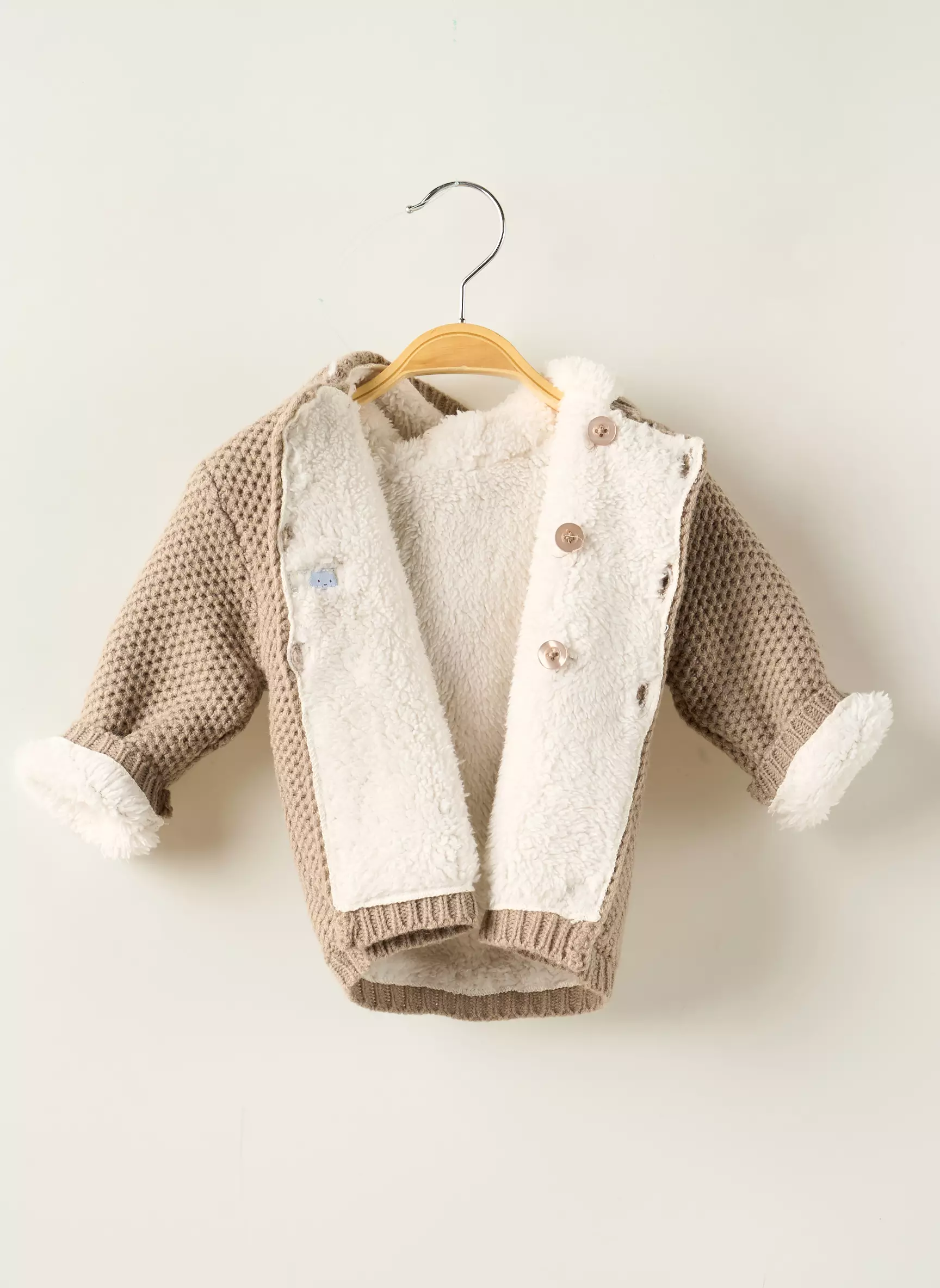 3 Pommes Vestecasual Garcon couleur beige
