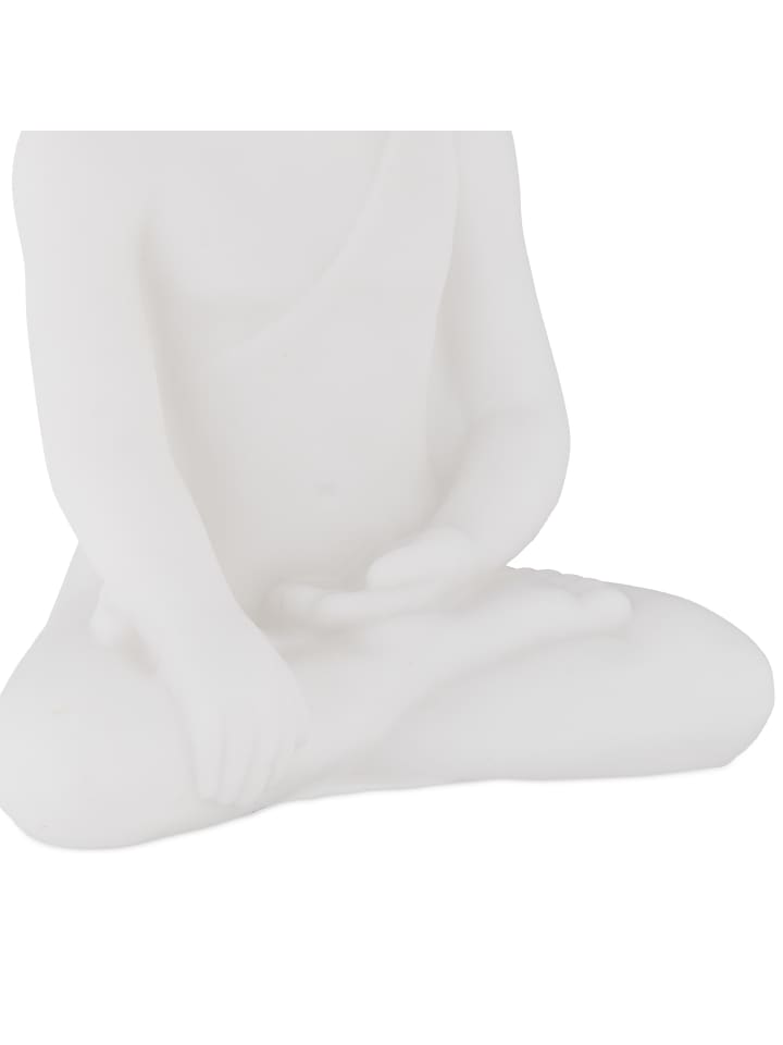 relaxdays 2 x Buddha-Figur in Weiß - (H)17 cm günstig kaufen onesize