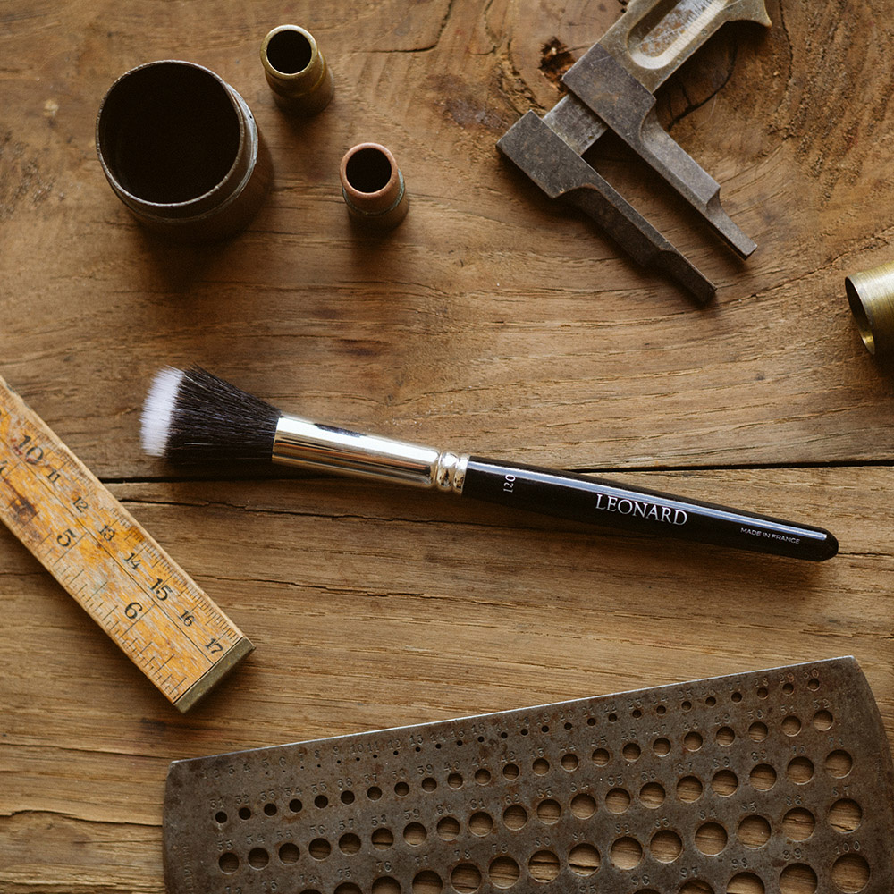 Leonard brushes Pinceau duo fibres n°120 Pinceau teint