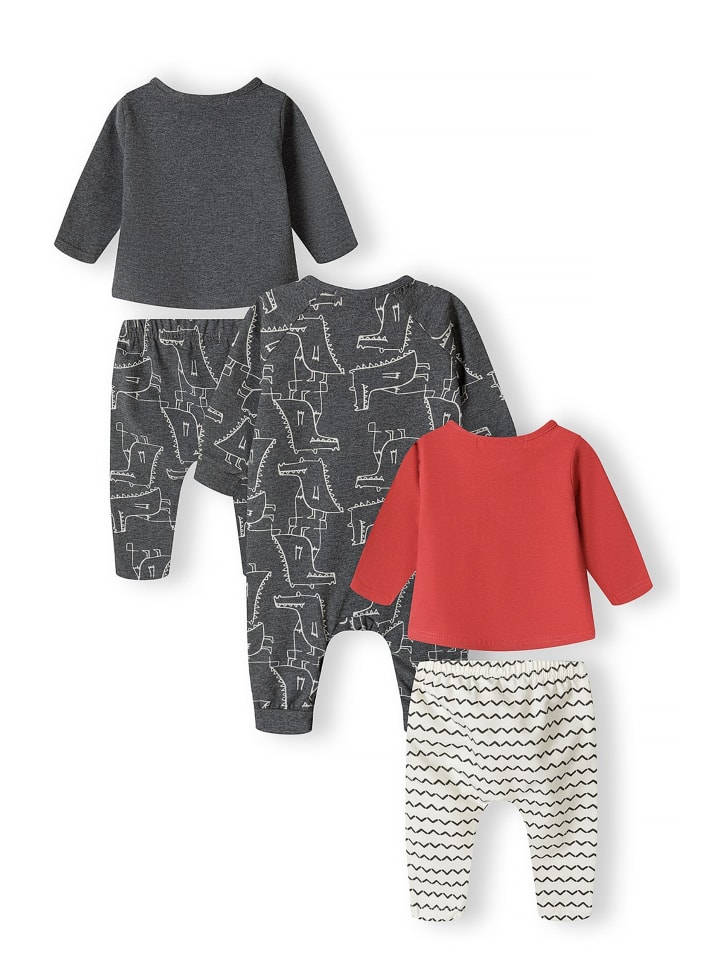 Minoti 5tlg. Set: Body & Leggings LM SET 5 in grau günstig kaufen 92/98