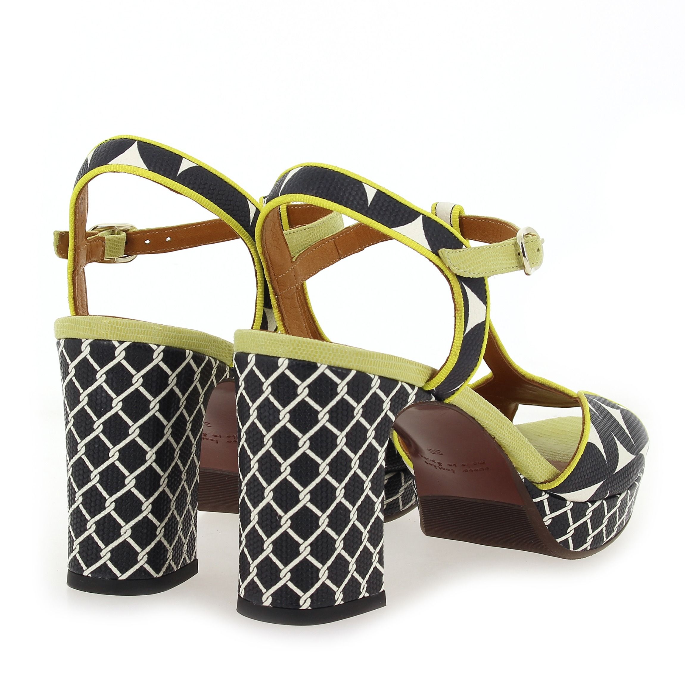 Chie Mihara  KEDUNI - Noir vert anis