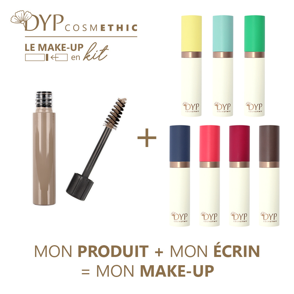 dyp cosmethic Ma recharge Mascara Sourcils - Farouche Mascara Sourcils certifié Bio