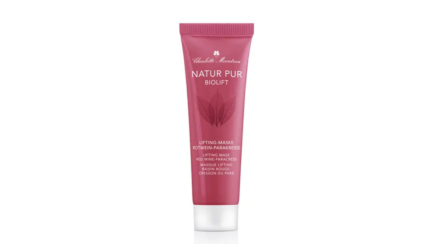 Charlotte Meentzen NATUR PUR BIOLIFT Lifting Maske Rotwein-Parakresse 30 ml