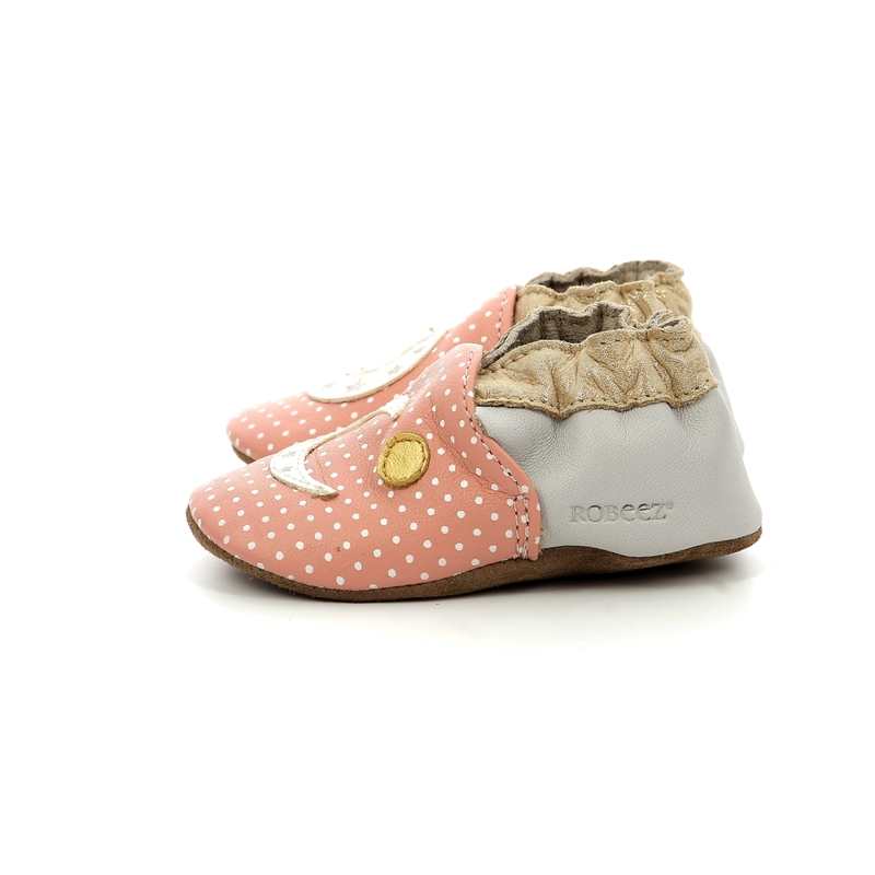 Chaussons cuir tannage vegetal Silently Moon