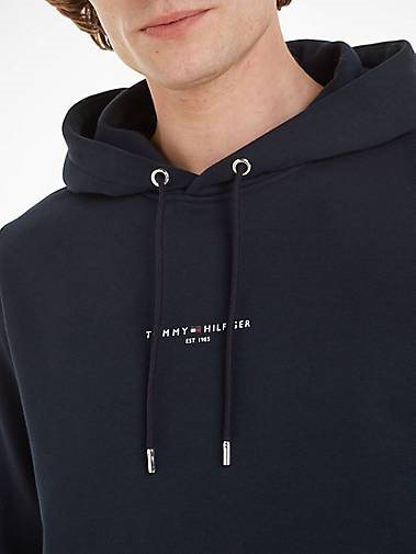 TOMMY HILFIGER Herren Hoodie LOGO mit Bio-Baumwolle Regular Fit
