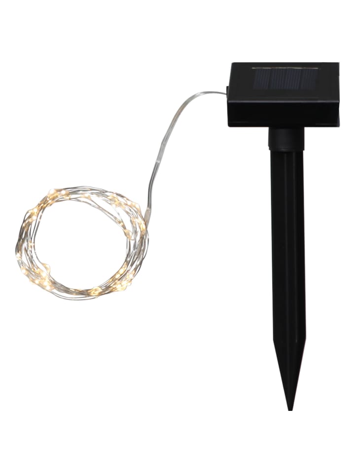 STAR Trading Solar LED-Lichterkette Dew Drop warmweiß (50 LEDs, Batterie) günstig kaufen onesize