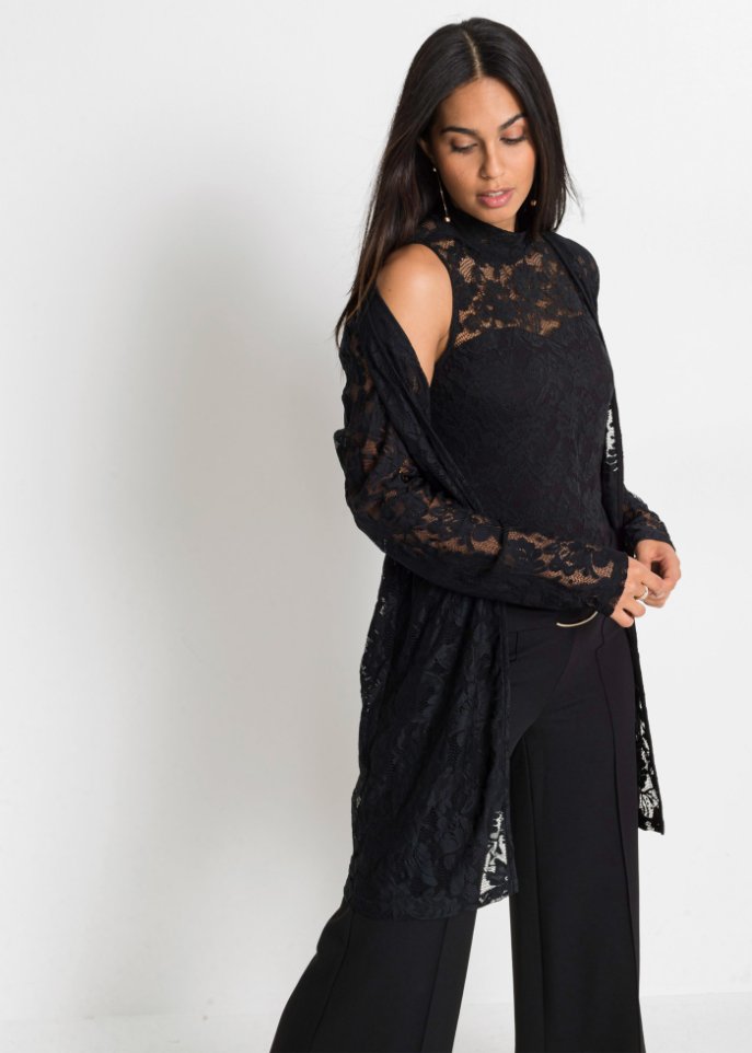 Longblazer aus Spitze