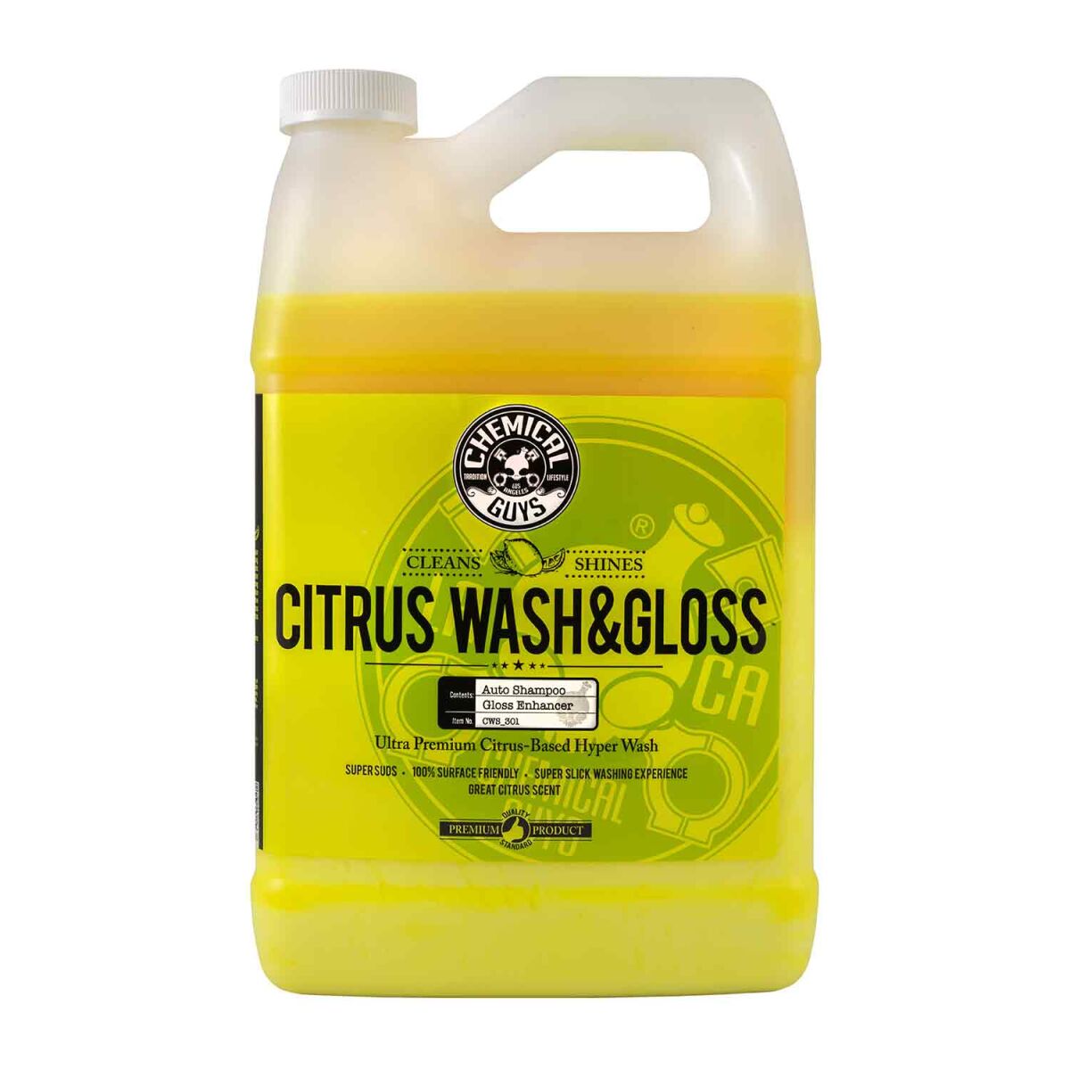 Chemical Guys Citrus Wash & Gloss Autoshampookonzentrat 3,79L