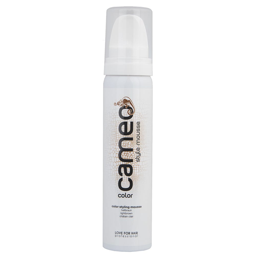 LOVE FOR HAIR Professional cameo color style mousse hellbraun 75 ml