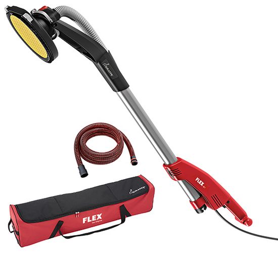 Lixadeira Flex-tools 494534 GE 7 + MH-R + SH Giraffe para paredes e tetos com sistema de cabeçote intercambiável