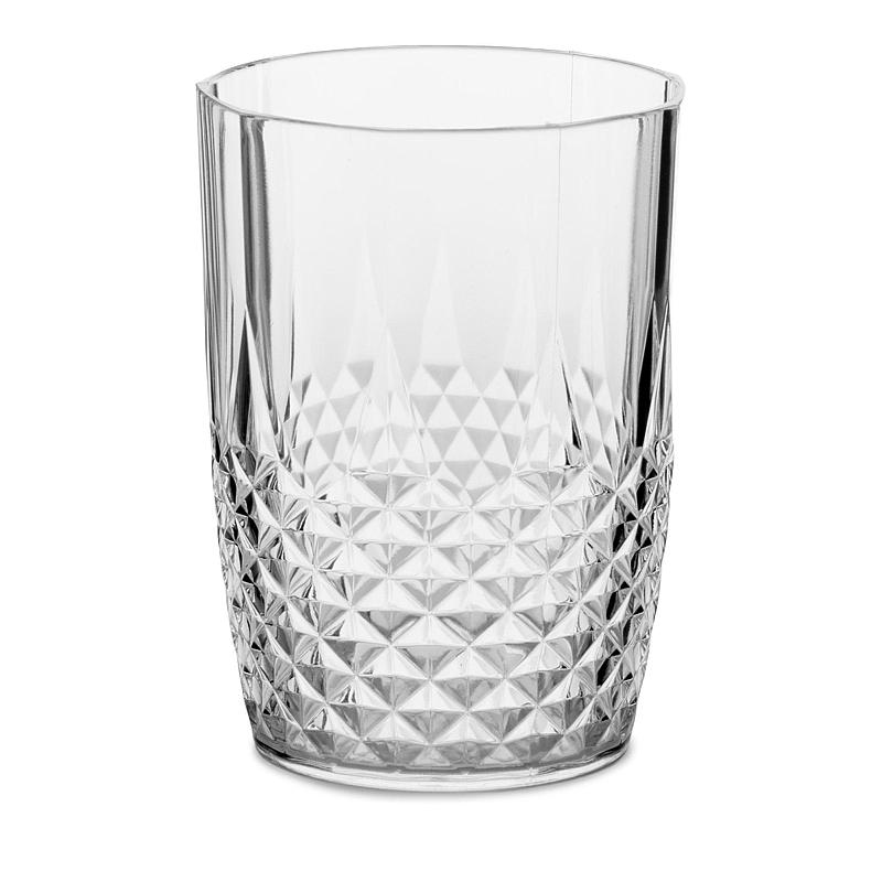 Cuisine Vannglass 4-pk 45 cl plast kristall klar