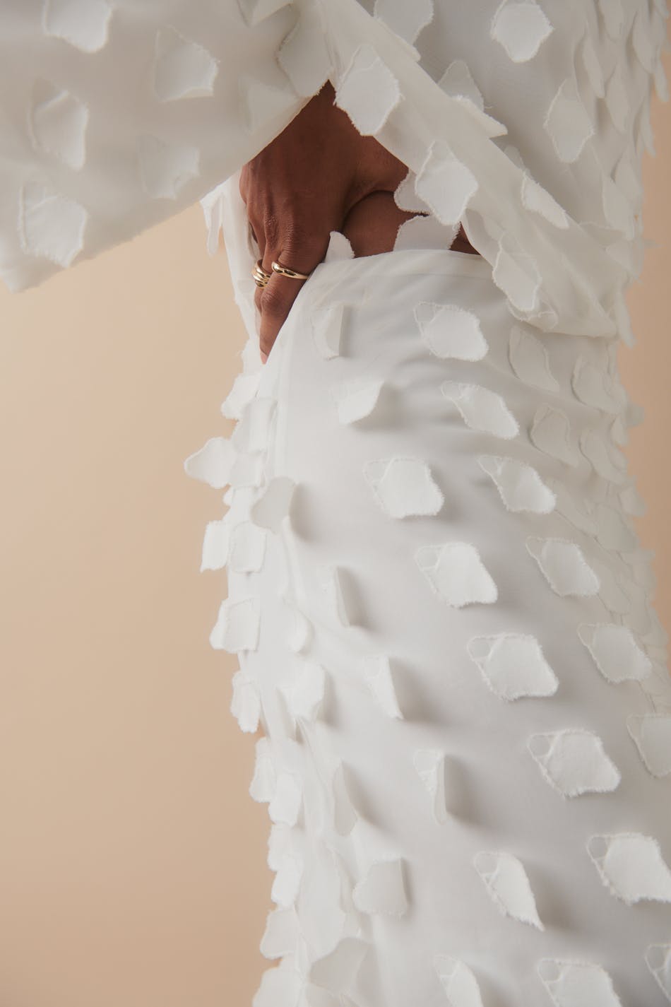 3d maxi skirt
