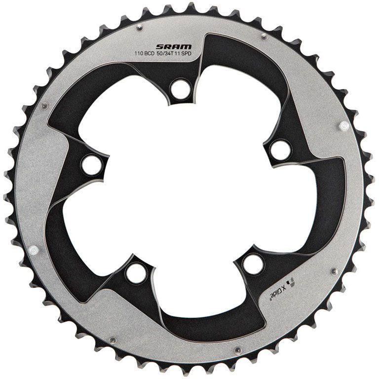SRAM Red22 Road Kettenblatt 50 Zähne 110mm Alu grau