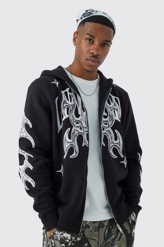 Oversize Hoodie mit Limited Print