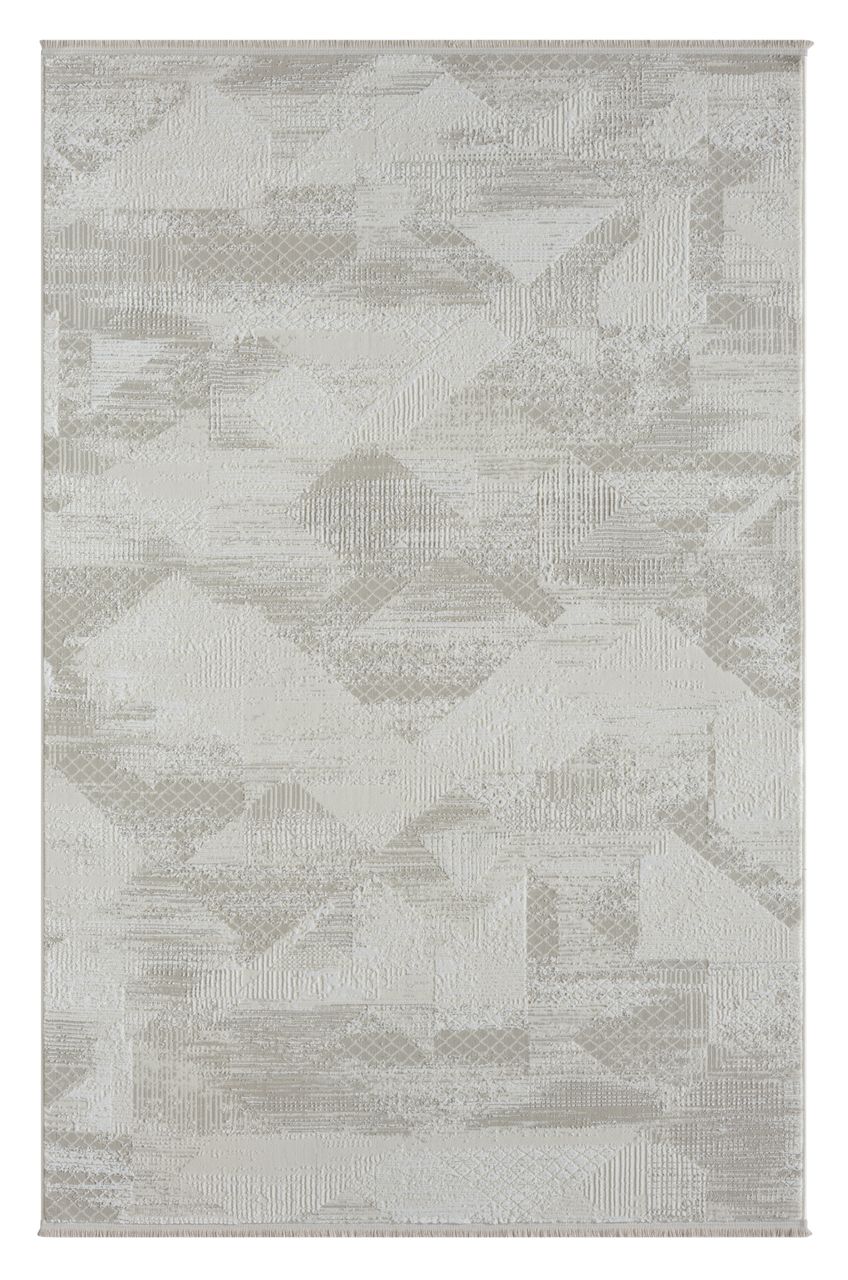 MyFlair Teppich Siena, 160cm x 230cm, Farbe Beige, rechteckig, Florhöhe 10mm