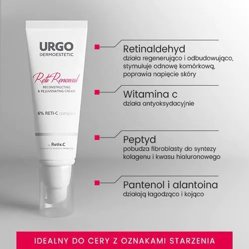 Urgo Dermoestetic Reti-Renewal atkuriamasis ir atjauninantis kremas