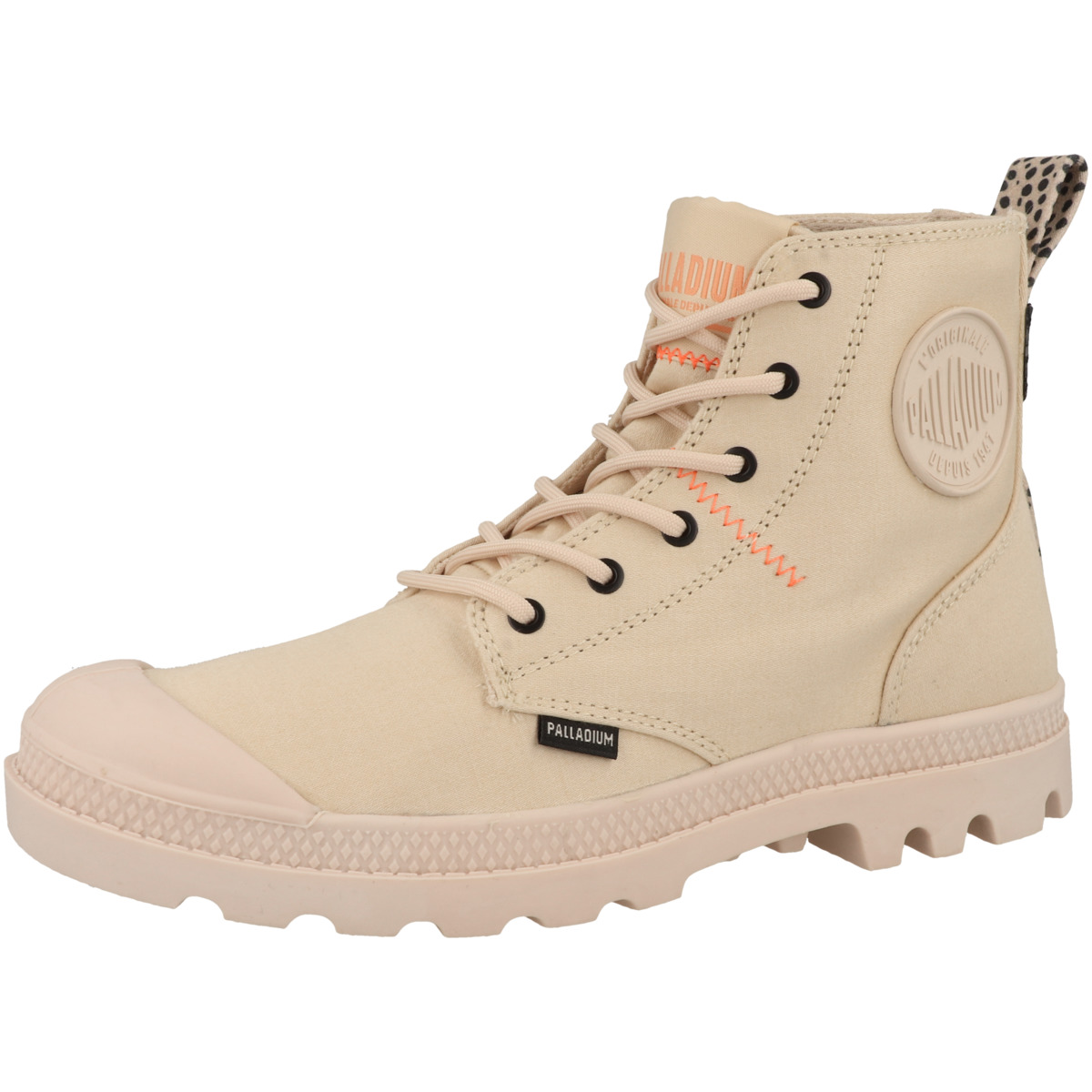 Palladium Pampa Hi Safari Schnürboots creme