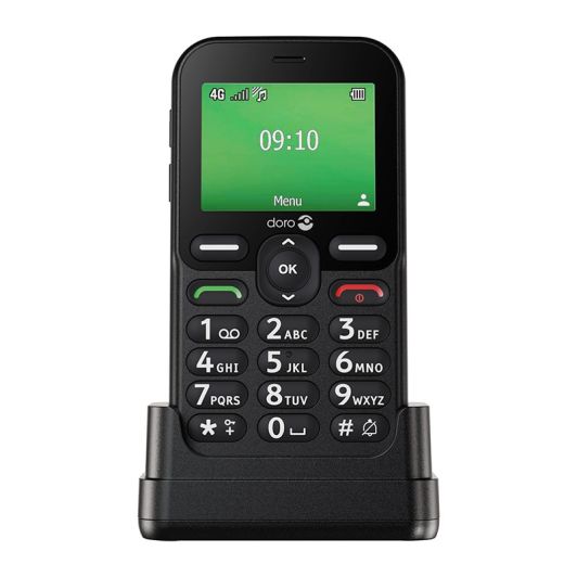 DORO Leva E10s 4G Telefon dla Seniorów Czarny