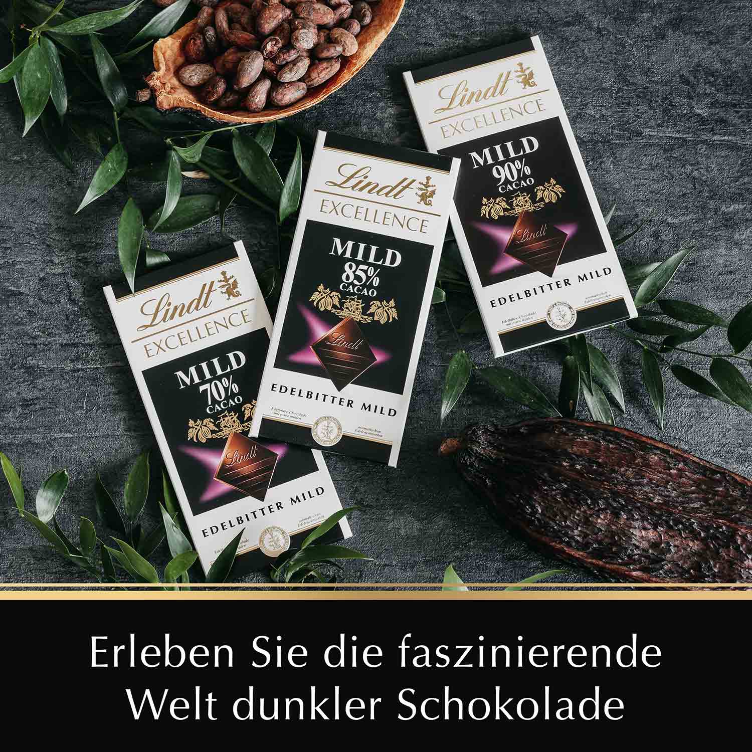 Lindt Excellence Mild 85% Cacao Edelbitter Tafel 100g