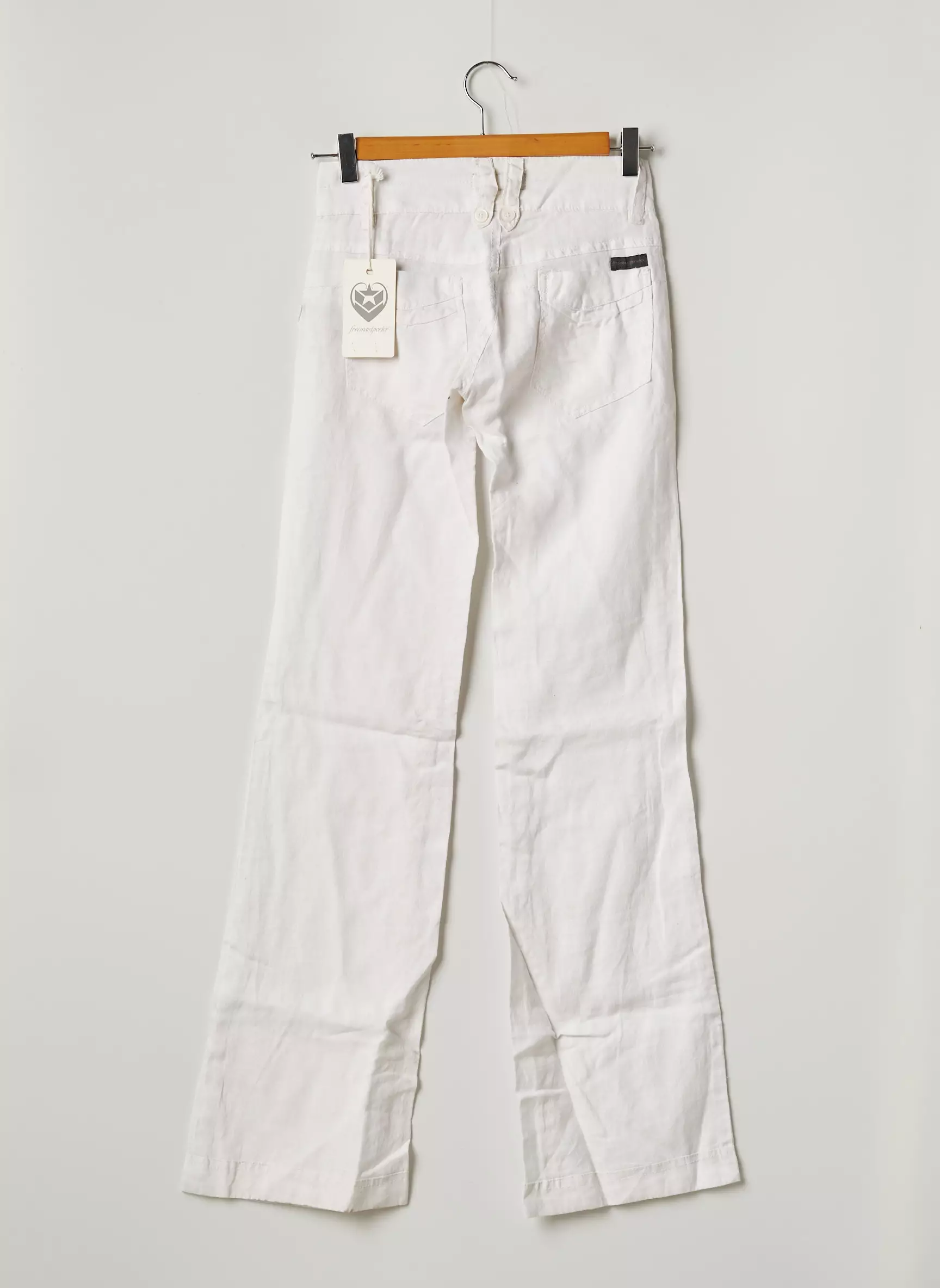 Freeman T Porter Pantalons Droits Femme couleur blanc