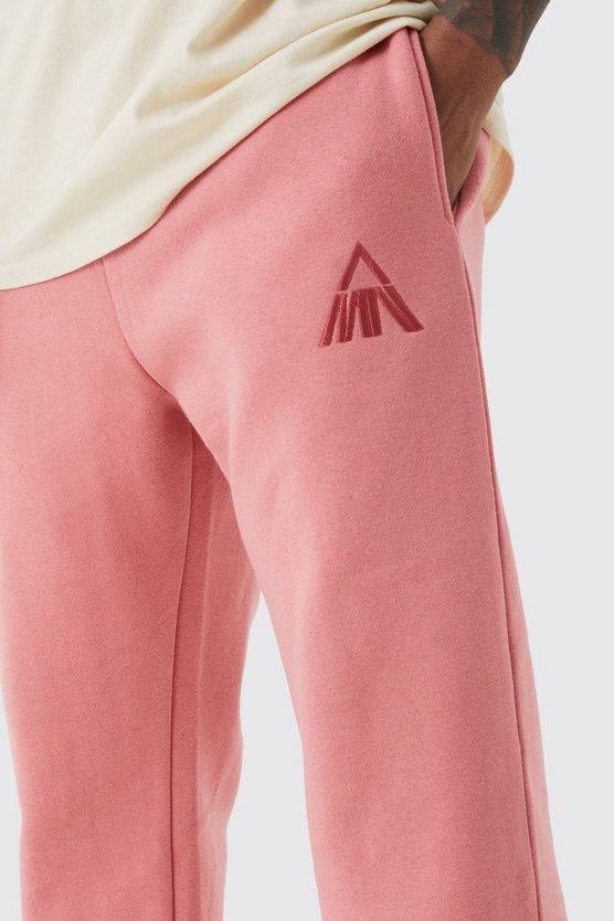 Man Jogginghose mit geteiltem Saum