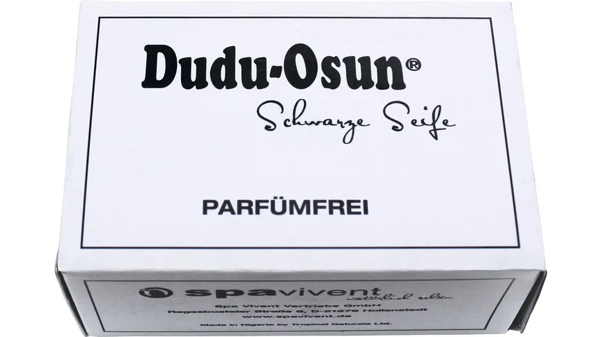 Dudu Osun PURE - Schwarze Seife aus Afrika - parfümfrei 150 g
