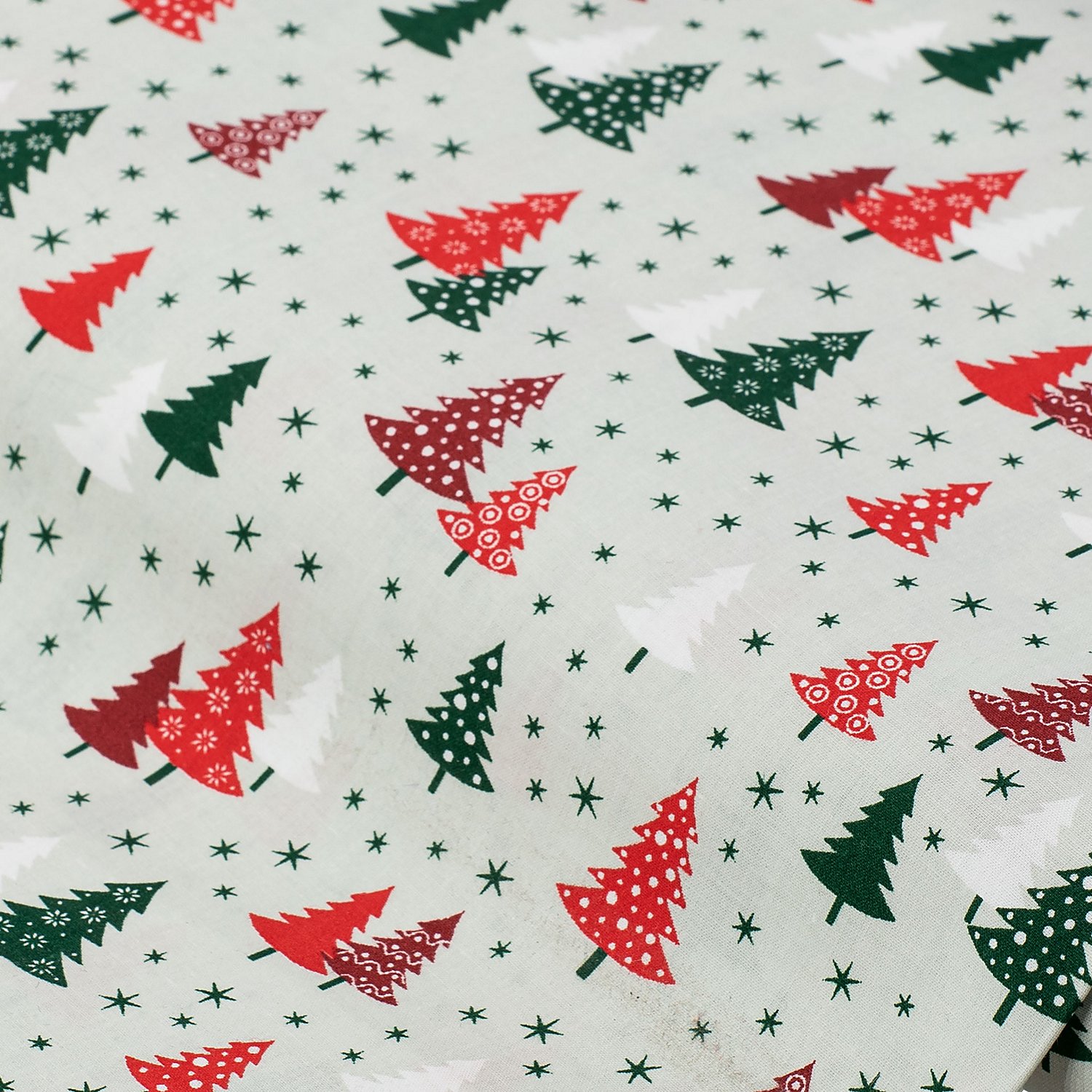 Baumwollstoff Tannenbaum 