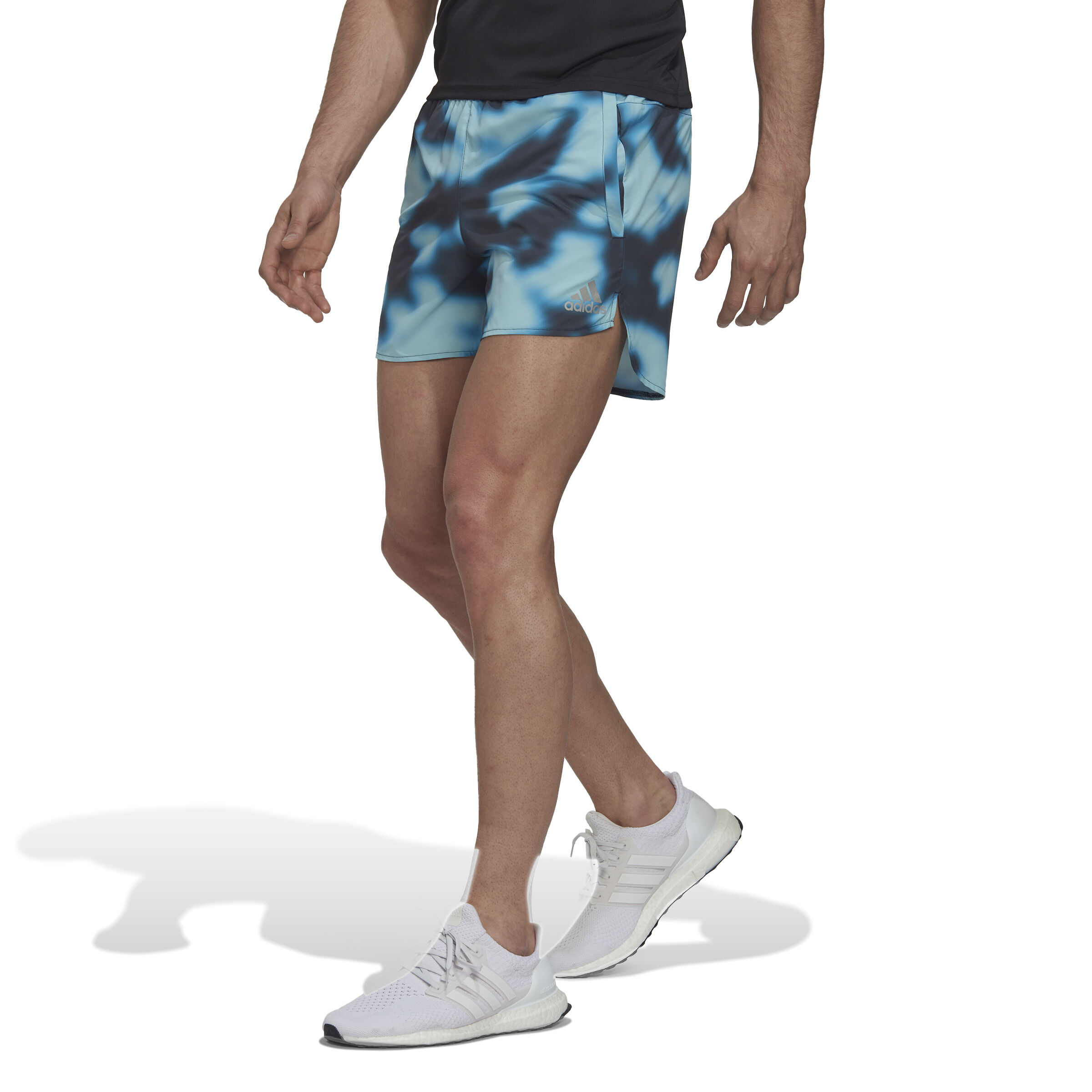 Run Icons Logo Graphic All Over Print Shorts Herren - Mehrfarbig