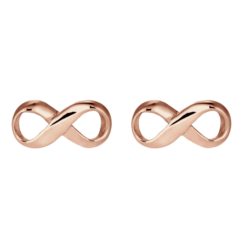 Elli Elli Boucles d'Oreilles Femmes Clous d'oreilles Symbole Infinité en Argent Sterli Boucles d'oreilles