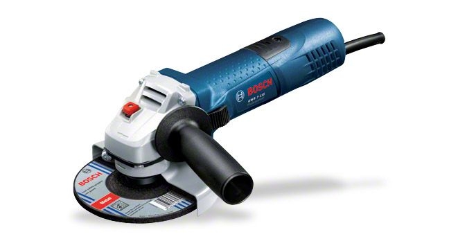 Bosch Blue 0601388106 GWS 7-115 profesionalus kampinis šlifuoklis 115 mm 720 vatų