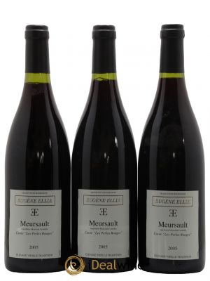 Meursault Les Perles Rouges Domaine Eugène Ellia 2005 - Lot de 3 Bouteilles