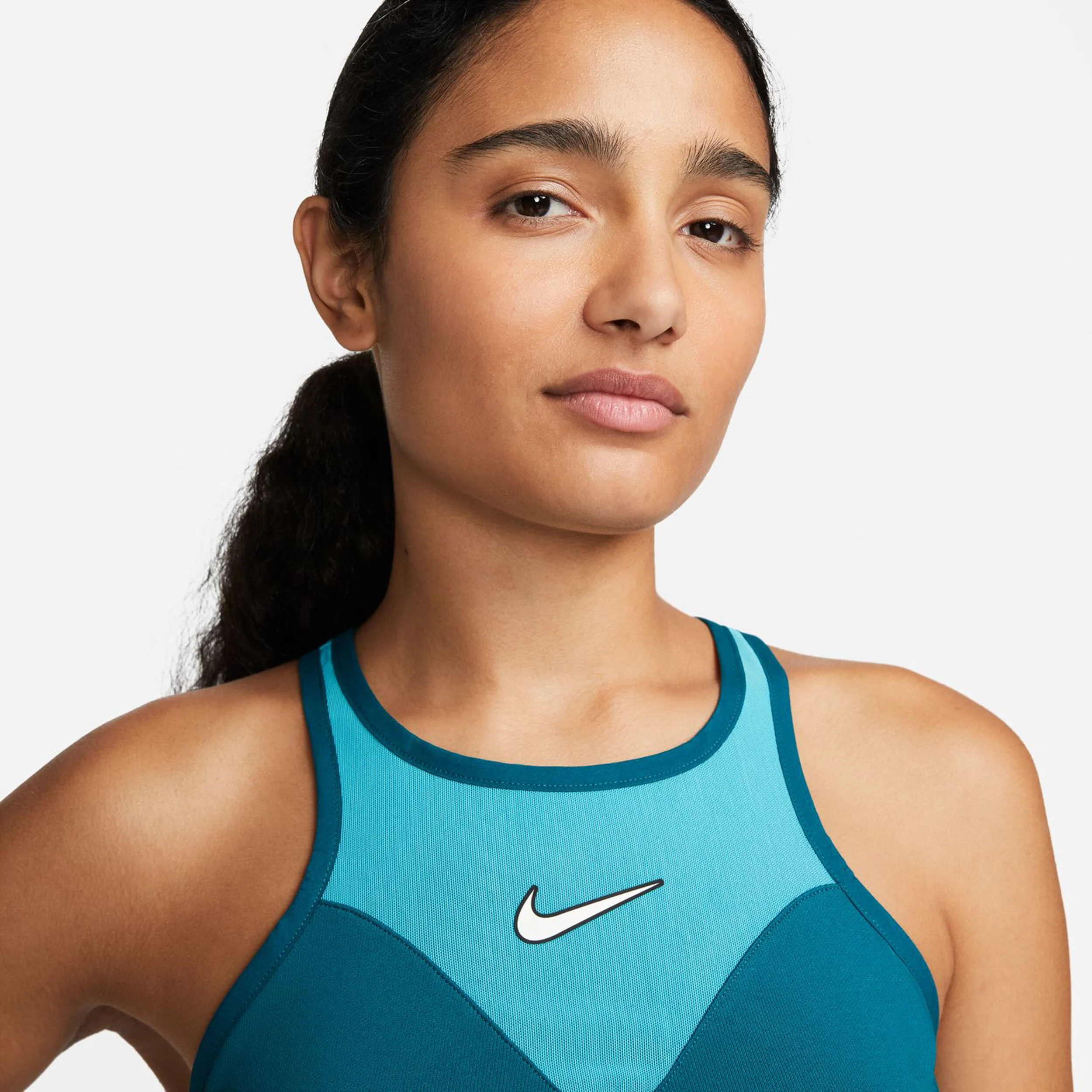 Dri-Fit Court Slam Solid Tank-Top Damen - Petrol, Türkis