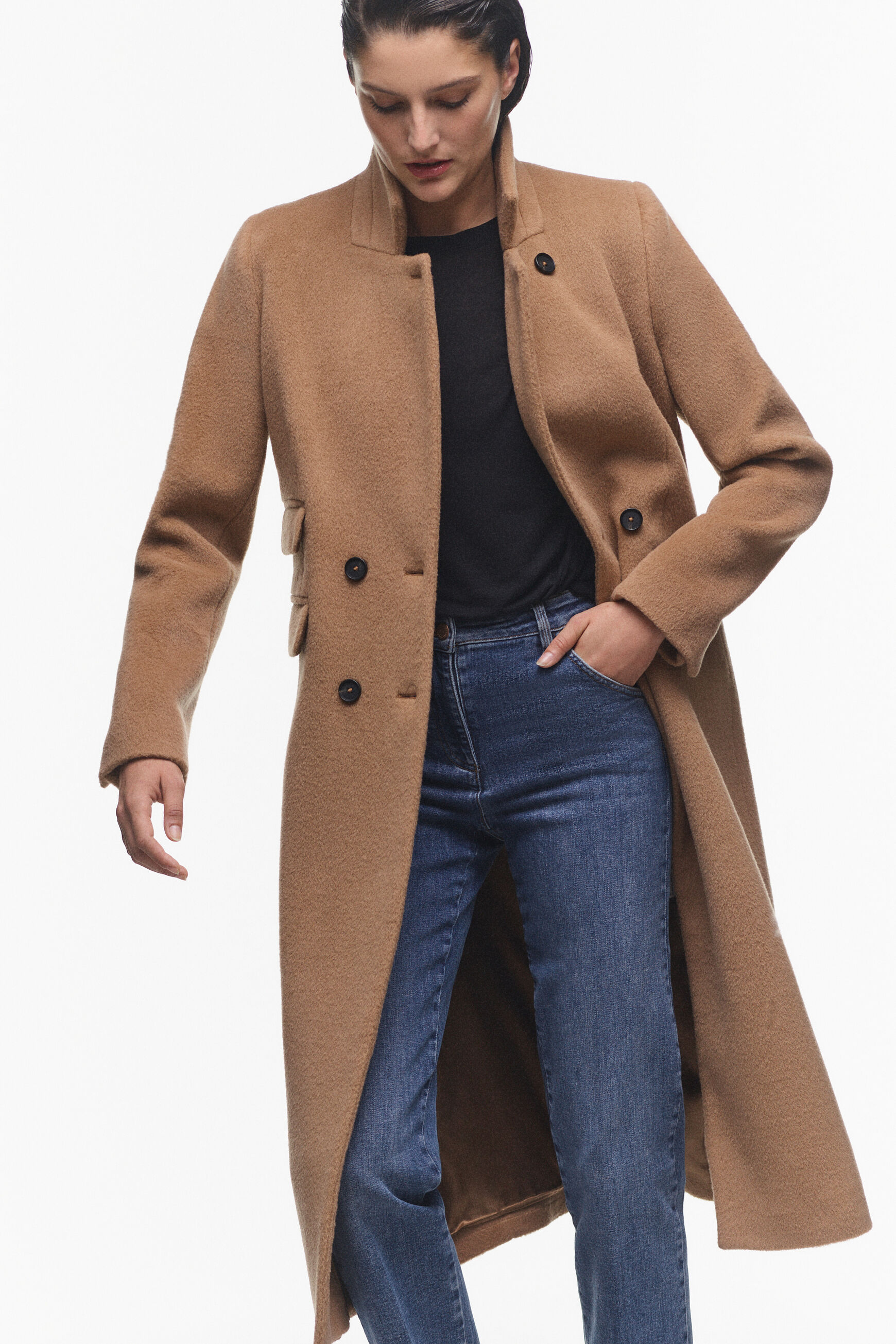 Manteau numero3 c1 camel femme
