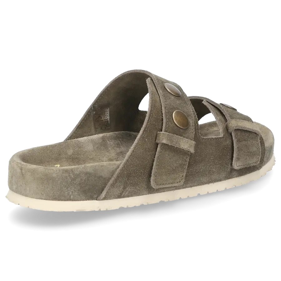 Henderson - Sandalen PARIDE Veloursleder - grün