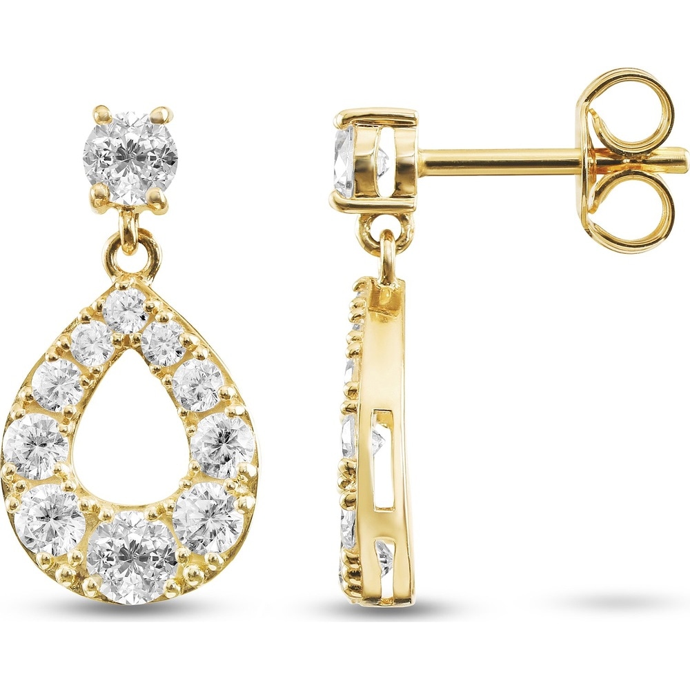 FAVS Boucles d'oreilles 375 Or jaune Boucles d'oreilles