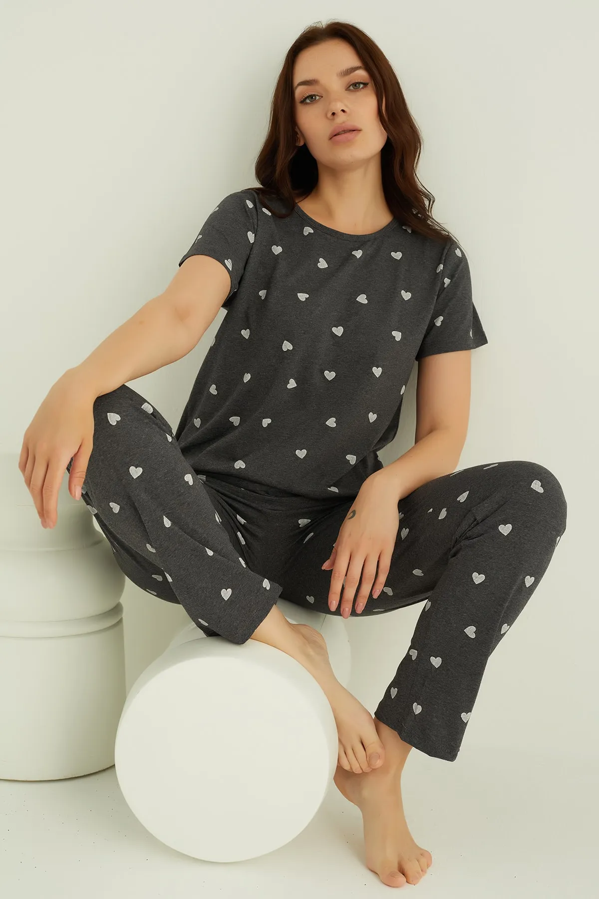 ELİTOL  Pyjama-Set aus Baumwolle