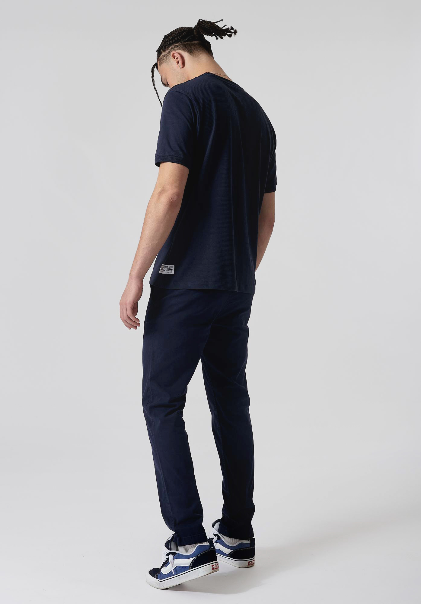 NALO   T-shirt bleu homme 100% coton